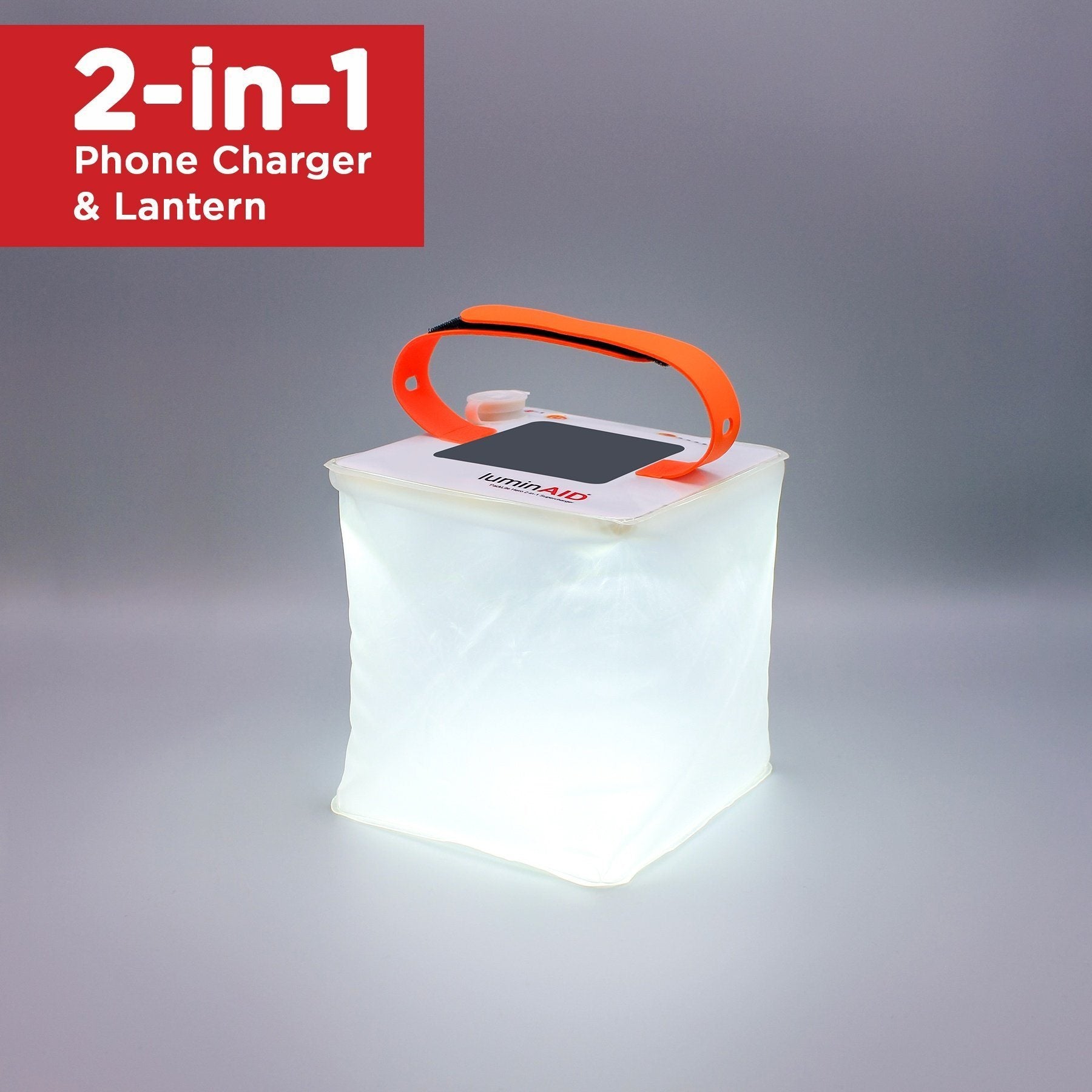 Packlite Hero 2-in-1 Solar Inflatable Lantern + Supercharger